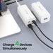 iQuick 100W 2*USB-A 2*USB-C 4-Port Charger Power Strip-White - JPC MOBILE ACCESSORIES