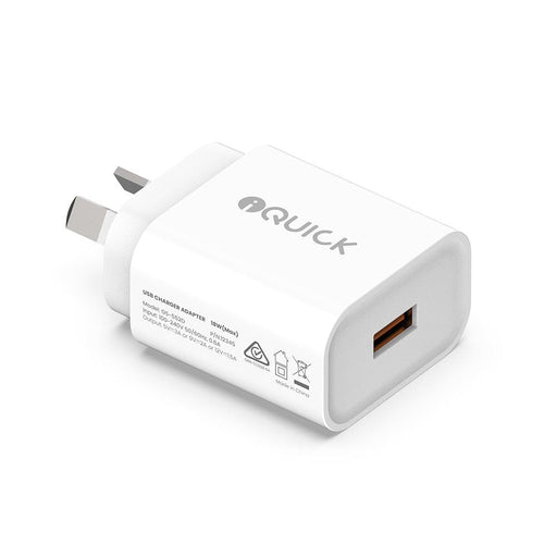 iQuick QC3.0 charging adapter premium features smart current adaptation 18W fast charging Brisbane