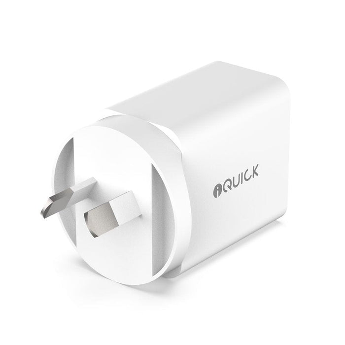 iQuick 20W PD3.0 + QC3.0 Fast Charging Adapter – White | USB-C & USB-A Fast Charger - JPC MOBILE ACCESSORIES