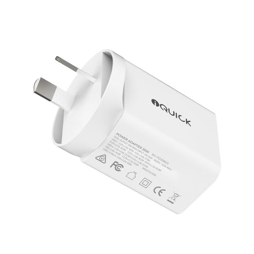 iQuick 30W PD3.0+QC3.0 Dual Ports Charging Adapter – Fast & Reliable Charging - JPC MOBILE ACCESSORIES