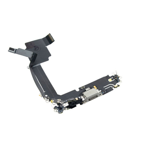 iPhone 15 Pro Max USB-C charging port in natural titanium finish