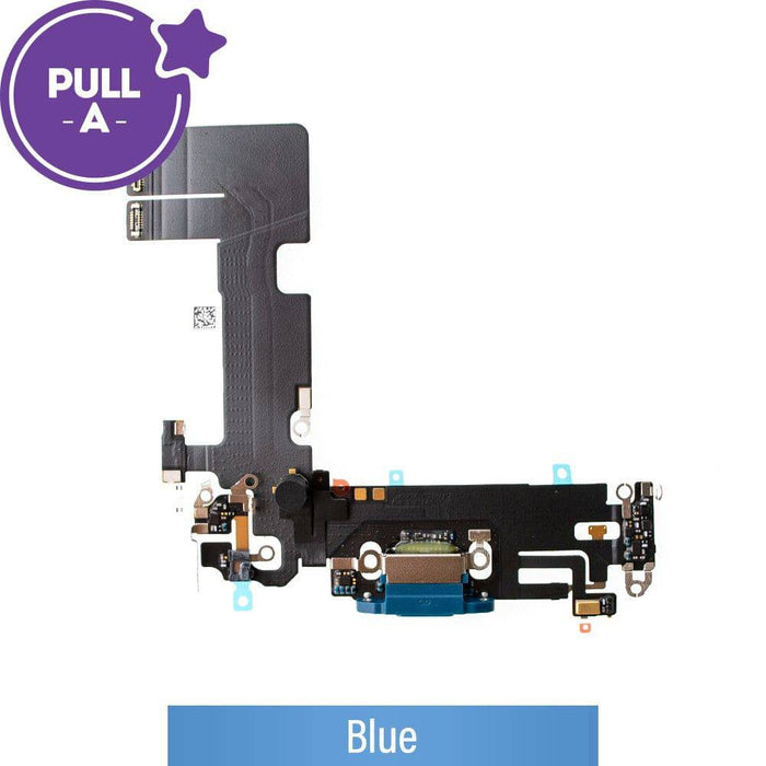 iPhone 13 Blue Charging Port Replacement - Reliable repair part.