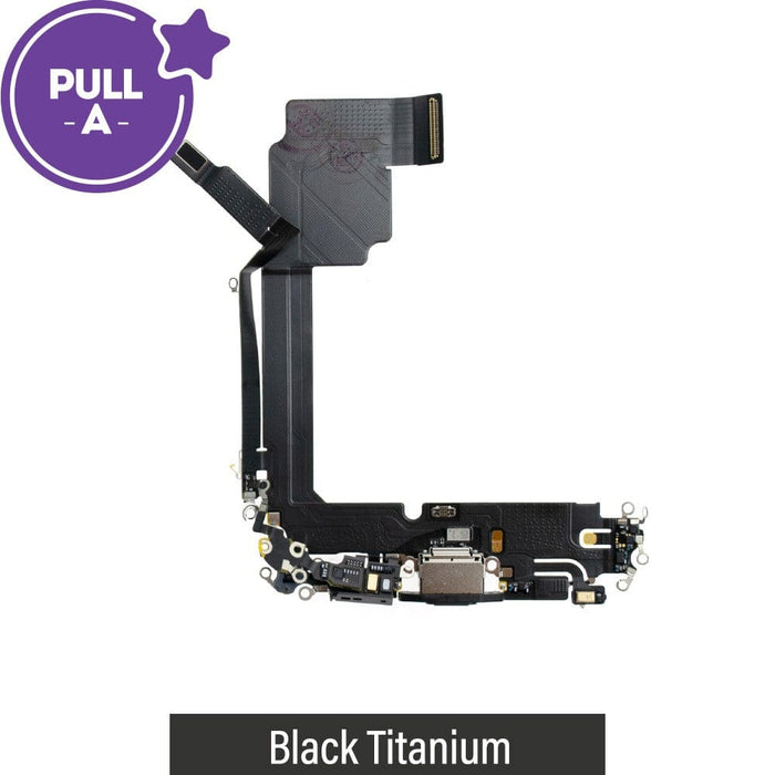 Charging Port Replacement for iPhone 15 Pro Max – PULL - A (Black Titanium) - JPC MOBILE ACCESSORIES