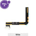 Charging Port with Flex Cable for iPad 10.2 (2019) / (2020) / (2021) (PULL-A) - White - JPC MOBILE ACCESSORIES