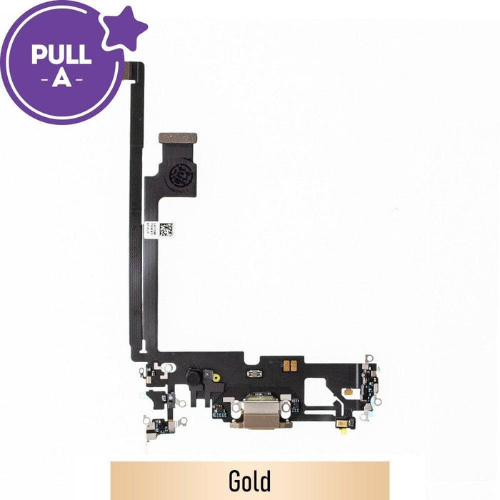 Charging Port for iPhone 12 Pro Max (PULL-A) - Gold - JPC MOBILE ACCESSORIES