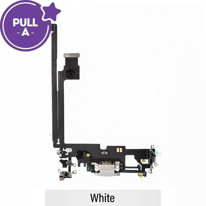 Charging Port for iPhone 12 Pro Max (PULL-A) - White - JPC MOBILE ACCESSORIES