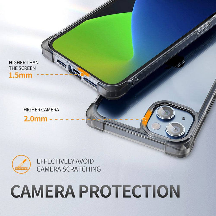 Anti-Shock Space Protective Clear Cover Case for iPhone 15