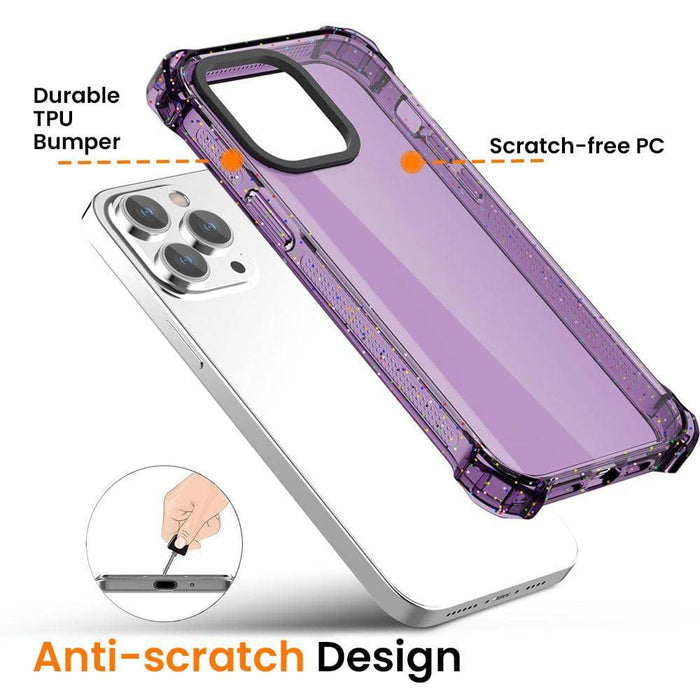 Bounce Impact Clear Shockproof Cover Case for iPhone 15 Pro Max