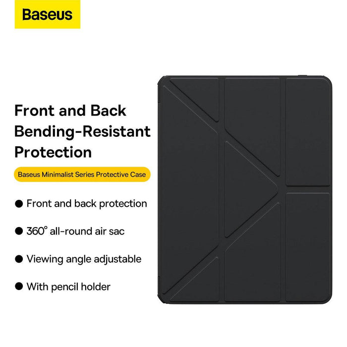 Baseus Minimalist Series Protective Case for iPad Pro 13 (2024) - Cluster Black