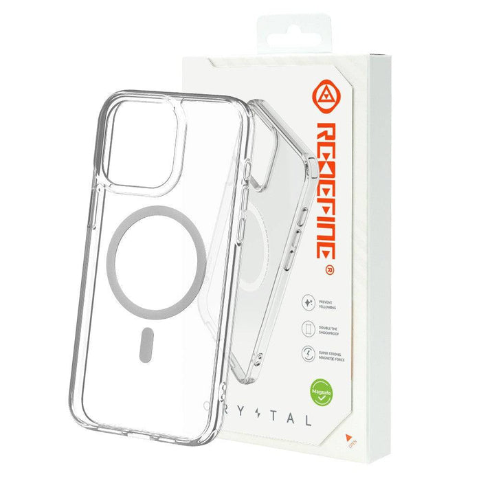 REDEFINE Crystal Super Strong Magnetic Clear Case for iPhone 15