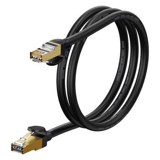 Baseus High Speed Seven Types of RJ45 10 Gigabit Network Cable 1M-Black - JPC MOBILE ACCESSORIES