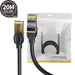Baseus High Speed Seven Types of RJ45 10 Gigabit Network Cable 20M-Black - JPC MOBILE ACCESSORIES
