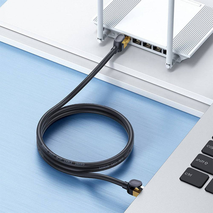 Baseus High Speed Seven Types of RJ45 10 Gigabit Network Cable 30M-Black - JPC MOBILE ACCESSORIES