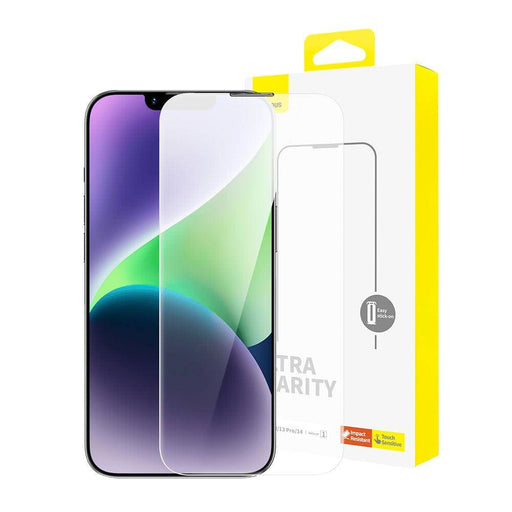 Baseus Sapphire Tempered Glass for iPhone 13 - Ultra-Thin Front View