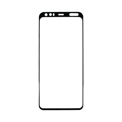 Package contents of Kinglas Google Pixel 4 XL screen protector – microfiber cloth, alcohol swab, dust tape


