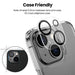 Kinglas Back Camera Lens HD Tempered Glass+Black Circle for iPhone 15 / 15 Plus - JPC MOBILE ACCESSORIES