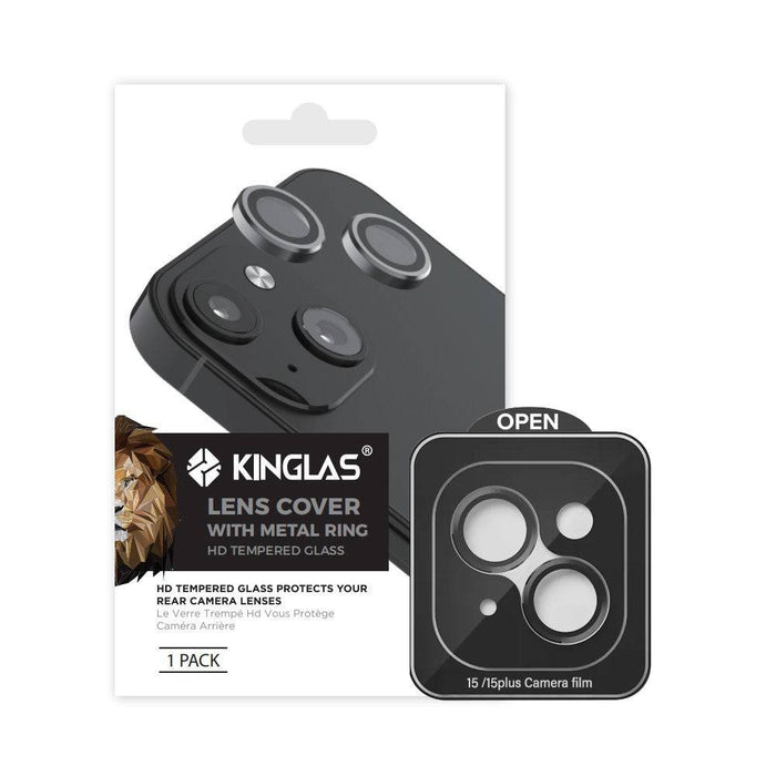 Kinglas Camera Lens Protector for iPhone 15 / 15 Plus (Set of 2) - JPC MOBILE ACCESSORIES