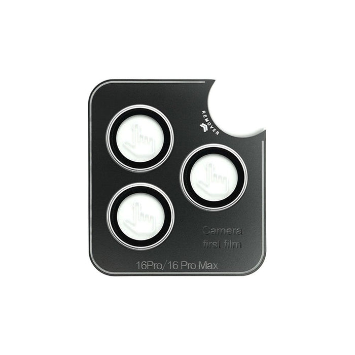 iPhone 16 Pro camera lens protector with anti-fingerprint coating and easy installation for a flawless fit.