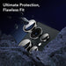 Case-Friendly Camera Lens Protector for Samsung Galaxy S23 Ultra - Individual Lens Coverage