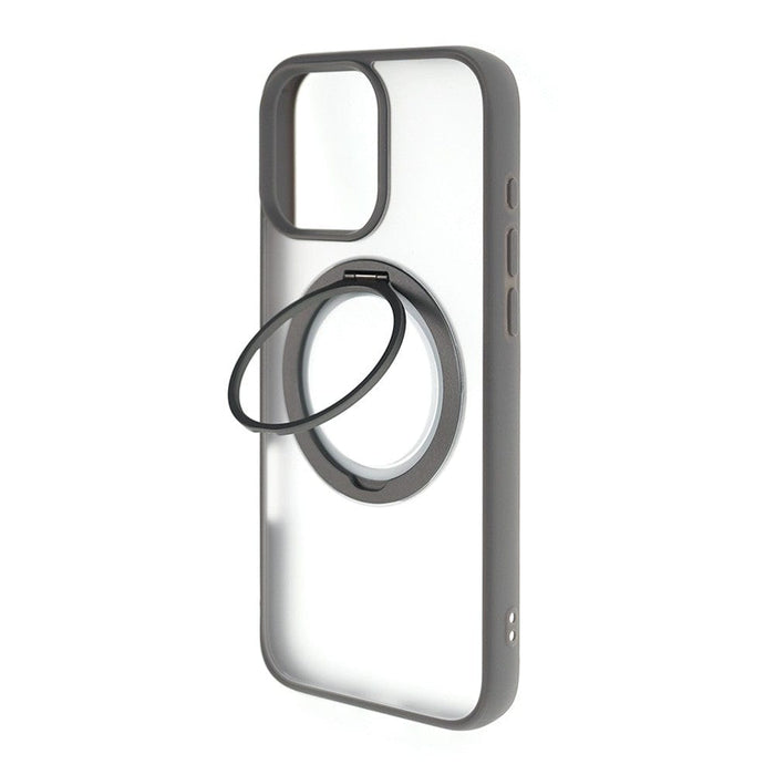 MagSafe-Compatible Rotating Stand Case for iPhone 16 – Folded Stand.