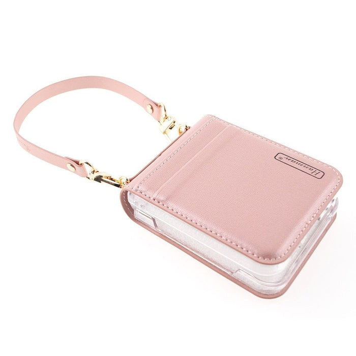 Hanman PU Flip Leather Wallet Case Samsung Galaxy Z Flip 7 | Card Storage & Magnetic Closure - JPC MOBILE ACCESSORIES