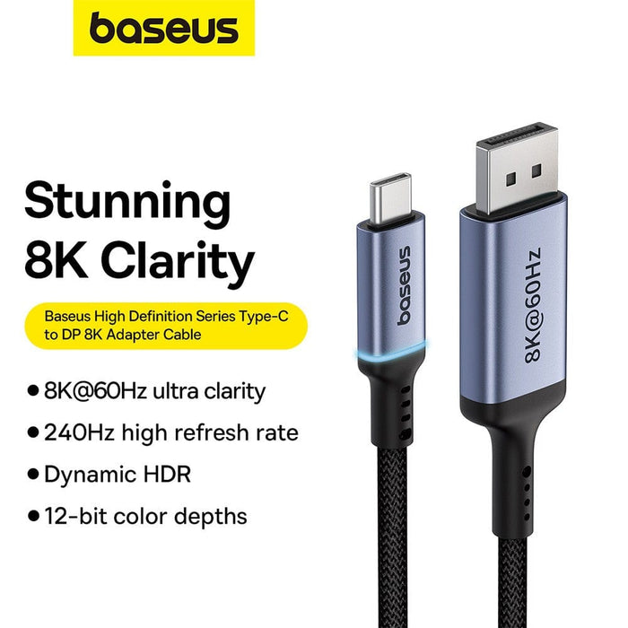 Baseus adapter used with 8K monitor	