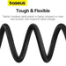 Cable coiled neatly with original Baseus packaging	