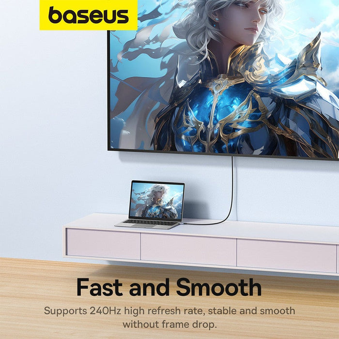 Baseus USB-C connector detail with reinforced end	