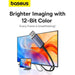 Angled view of Baseus Cluster Black USB-C to DP cable	