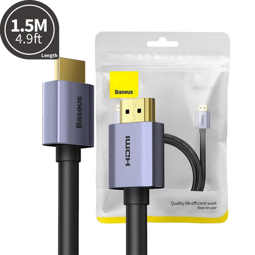 Front view of Baseus 1.5M Graphene HDMI to HDMI 4K cable	