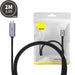 Baseus High Definition Series Graphene Type-C to HDMI 4K Adapter Cable 2M-Black - JPC MOBILE ACCESSORIES