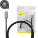 Baseus High Definition Series Graphene Type-C to HDMI 4K Adapter Cable 3M-Black - JPC MOBILE ACCESSORIES