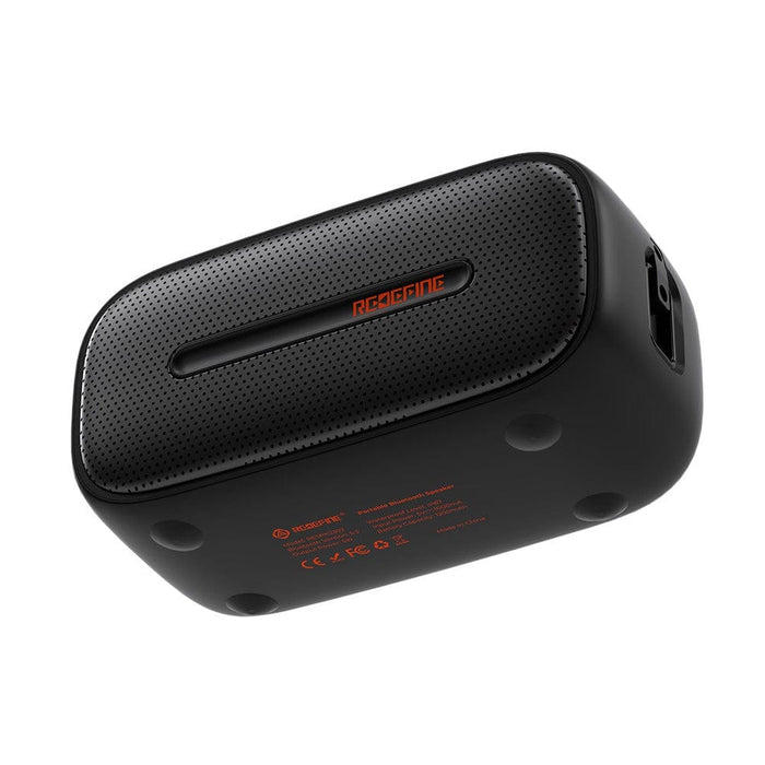 REDEFINE PDCKET Live Bluetooth Speaker with charging cable and user manual.