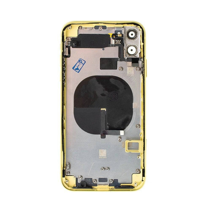 Rear Housing with Small Parts for iPhone 11 - Yellow - JPC MOBILE ACCESSORIES