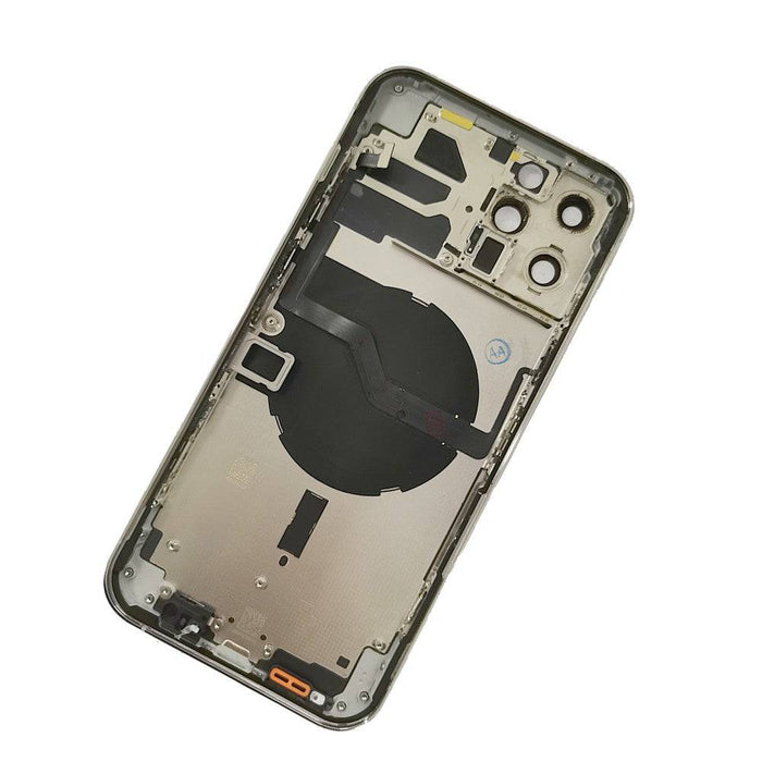 Rear Housing with Small Parts for iPhone 12 Pro Max (PULL-A)-Silver