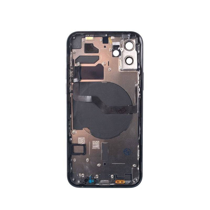 Rear Housing with Small Parts for iPhone 12 (PULL-A)-Black