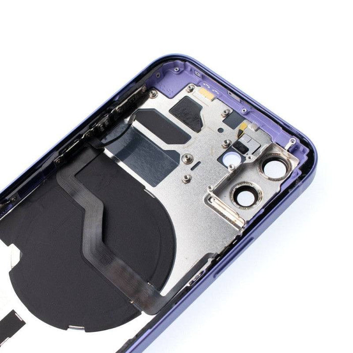 Rear Housing with Small Parts for iPhone 12 (PULL-A)-Purple