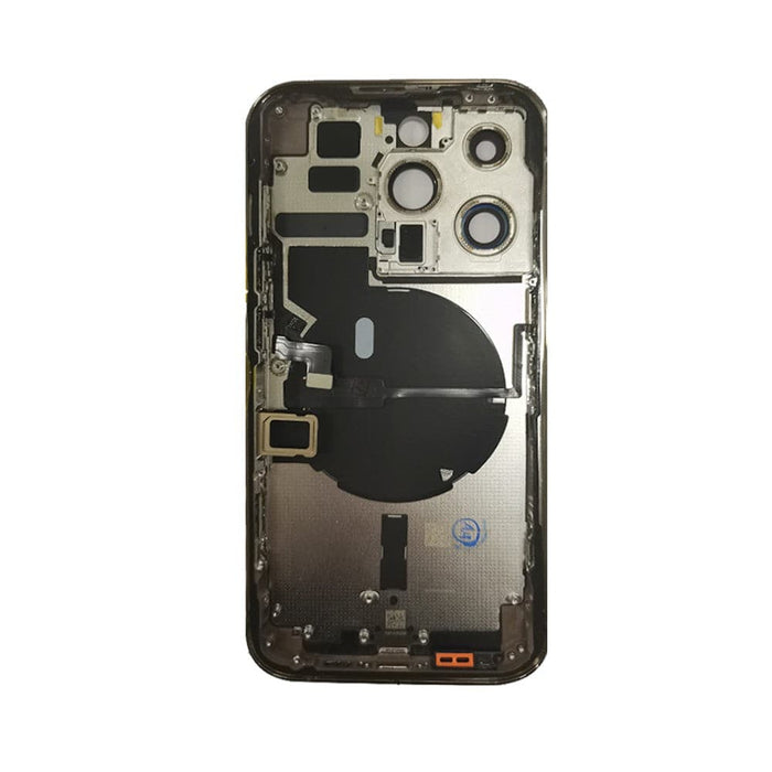 Rear Housing with Small Parts for iPhone 14 Pro - Gold