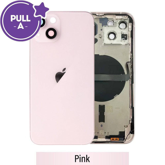 iPhone 13 Rear Housing Replacement – Pink (PULL-A) | Back Glass Repair & Housing Part - JPC MOBILE ACCESSORIES