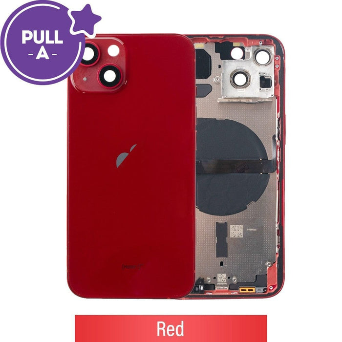 iPhone 13 Rear Housing Replacement – Red (PULL-A) | Back Glass Repair & Housing Part - JPC MOBILE ACCESSORIES