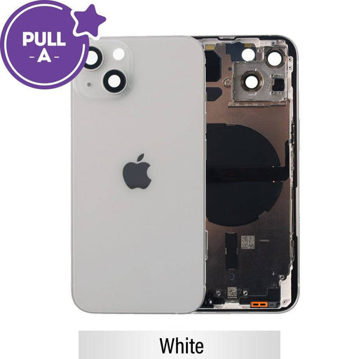 iPhone 13 Rear Housing Replacement – White (PULL-A) | Back Glass Repair & Housing Part - JPC MOBILE ACCESSORIES