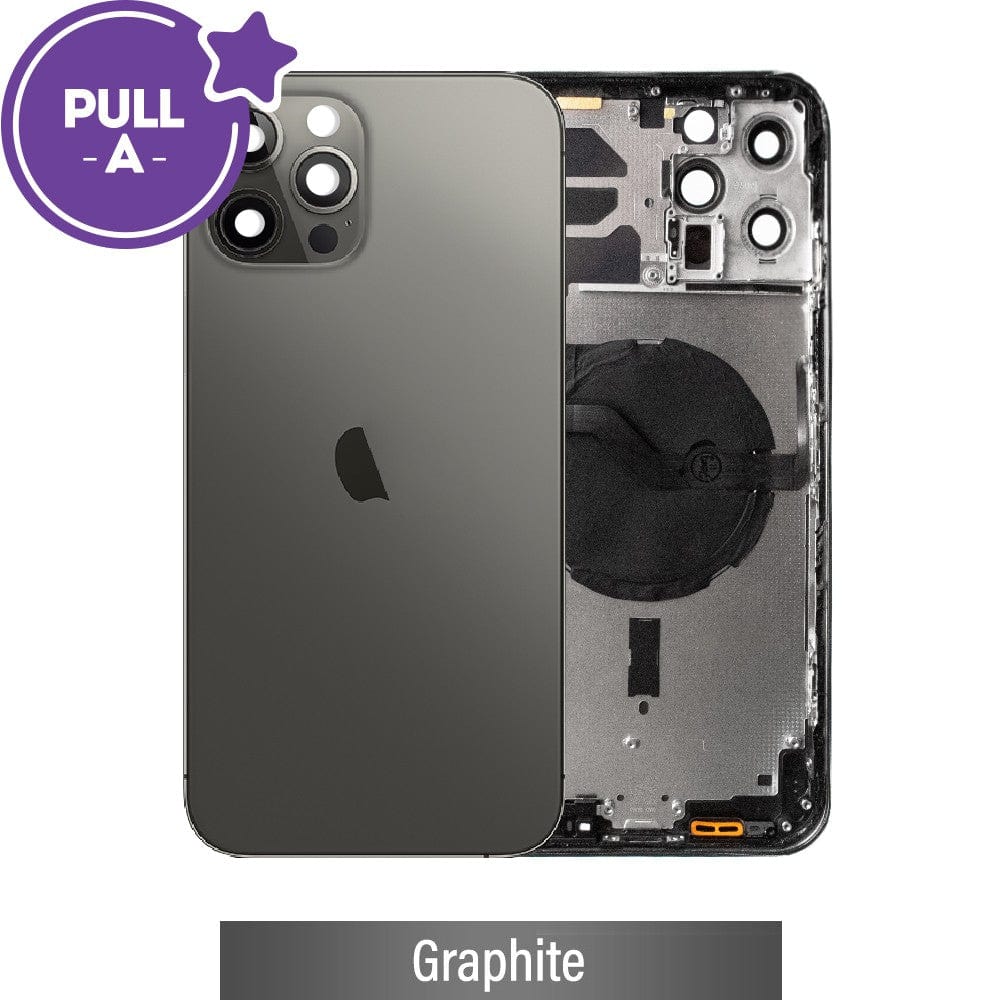 Rear Housing with Small Parts for iPhone 12 Pro Max (PULL-A) - Graphite ...