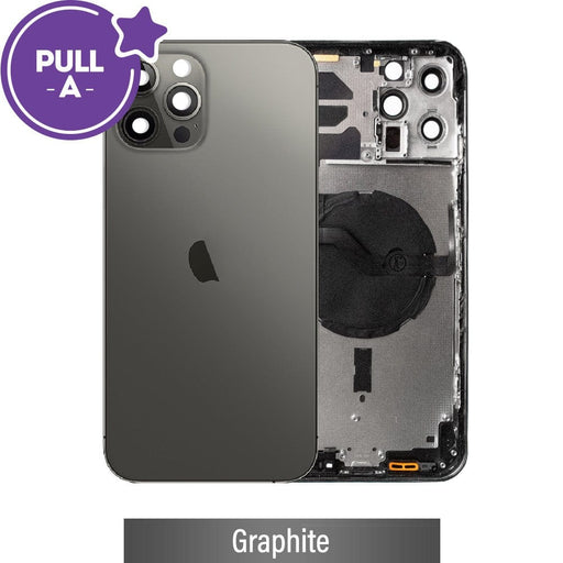 Rear Housing with Small Parts for iPhone 12 Pro Max (PULL-A) - Graphite - JPC MOBILE ACCESSORIES