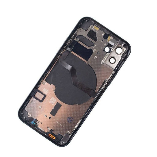 Rear Housing with Small Parts for iPhone 12 (PULL-A) - Black Assembly - JPC MOBILE ACCESSORIES