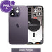 Rear Housing with Small Parts for iPhone 14 Pro (PULL-A) – Deep Purple | Back Glass & Housing Replacement - JPC MOBILE ACCESSORIES