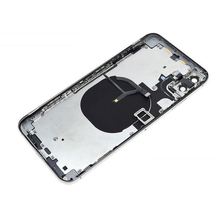 Complete iPhone XS Max rear housing replacement – Full assembly with power and volume buttons, SIM card tray.