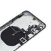 iPhone XS Max rear housing assembly – Full replacement for damaged housing, wireless charging flex included.