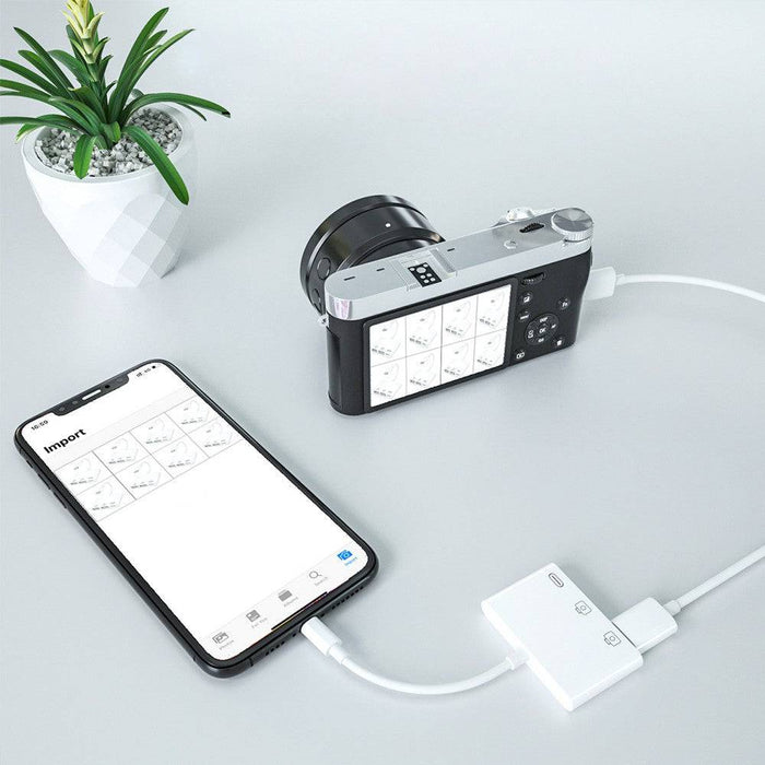 USB Male to 2 USB and Type C OGT Cable Adapter for apple iPhone iPad - JPC MOBILE ACCESSORIES