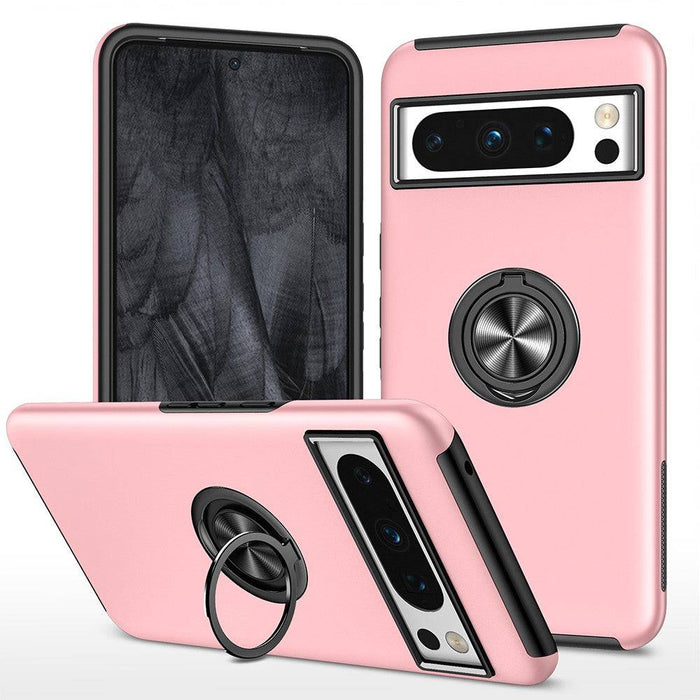 Magnetic Ring Holder Shockproof Cover Case for Google Pixel 8 Pro