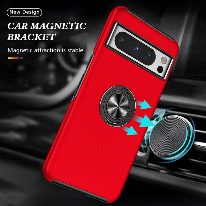 Magnetic Ring Holder Shockproof Cover Case for Google Pixel 8 Pro